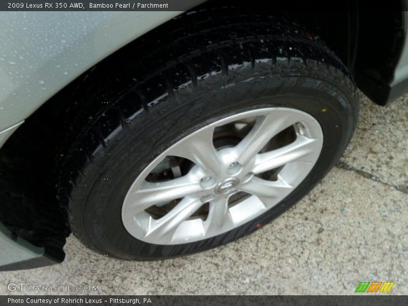 Bamboo Pearl / Parchment 2009 Lexus RX 350 AWD