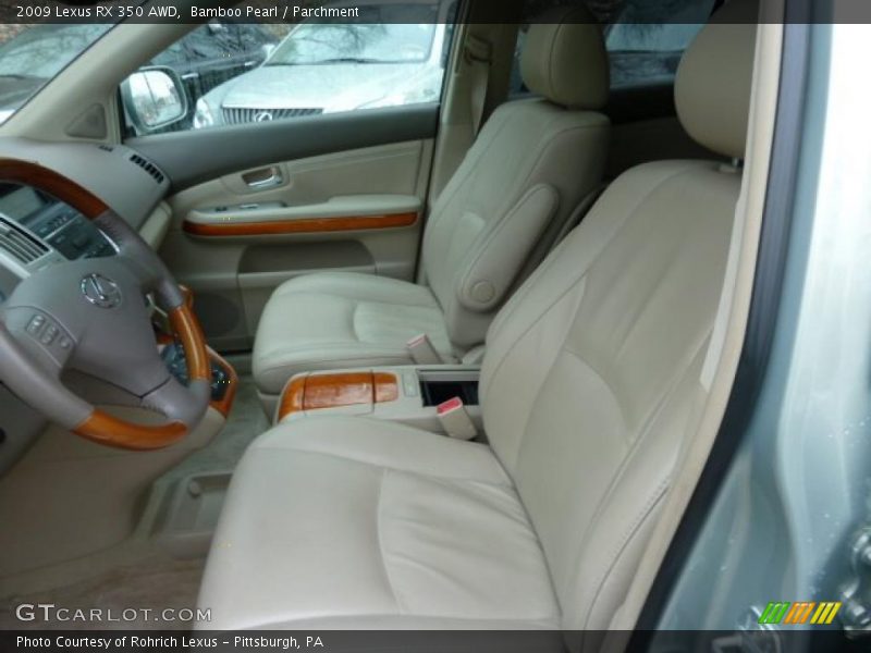 Bamboo Pearl / Parchment 2009 Lexus RX 350 AWD