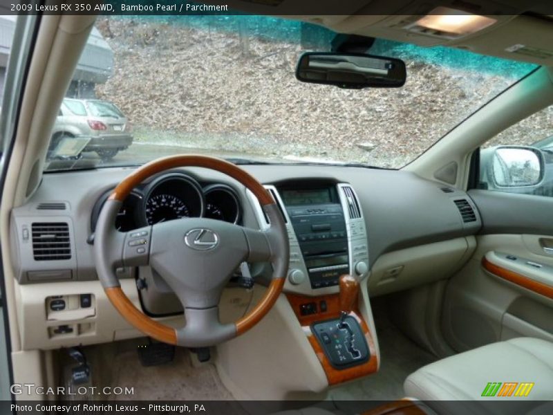 Bamboo Pearl / Parchment 2009 Lexus RX 350 AWD