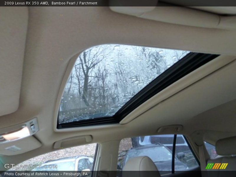 Bamboo Pearl / Parchment 2009 Lexus RX 350 AWD