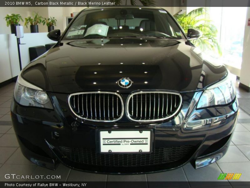 Carbon Black Metallic / Black Merino Leather 2010 BMW M5