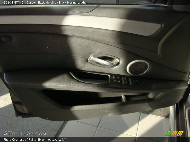 Carbon Black Metallic / Black Merino Leather 2010 BMW M5