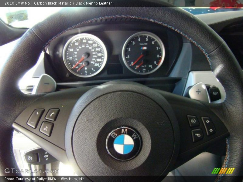 Carbon Black Metallic / Black Merino Leather 2010 BMW M5