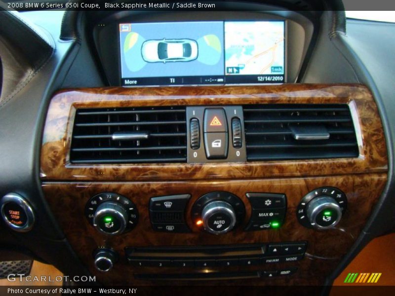 Controls of 2008 6 Series 650i Coupe