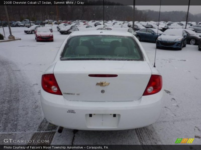 Summit White / Gray 2008 Chevrolet Cobalt LT Sedan