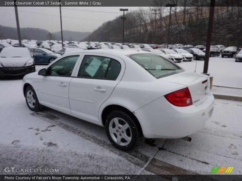 Summit White / Gray 2008 Chevrolet Cobalt LT Sedan