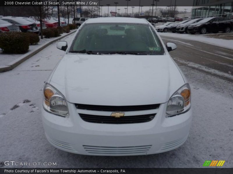 Summit White / Gray 2008 Chevrolet Cobalt LT Sedan