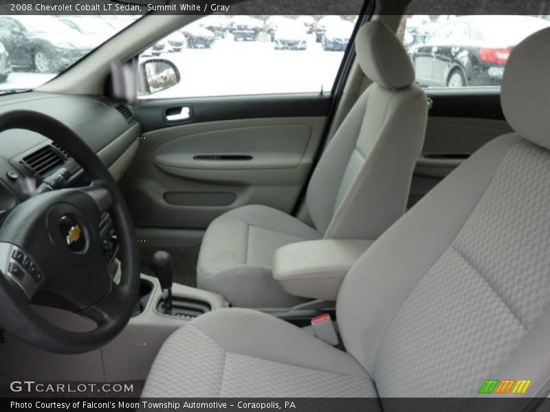 Summit White / Gray 2008 Chevrolet Cobalt LT Sedan