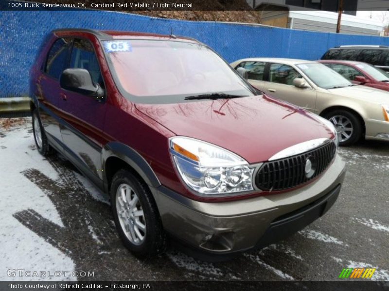 Cardinal Red Metallic / Light Neutral 2005 Buick Rendezvous CX