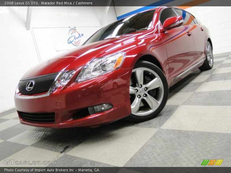 Matador Red Mica / Cashmere 2008 Lexus GS 350