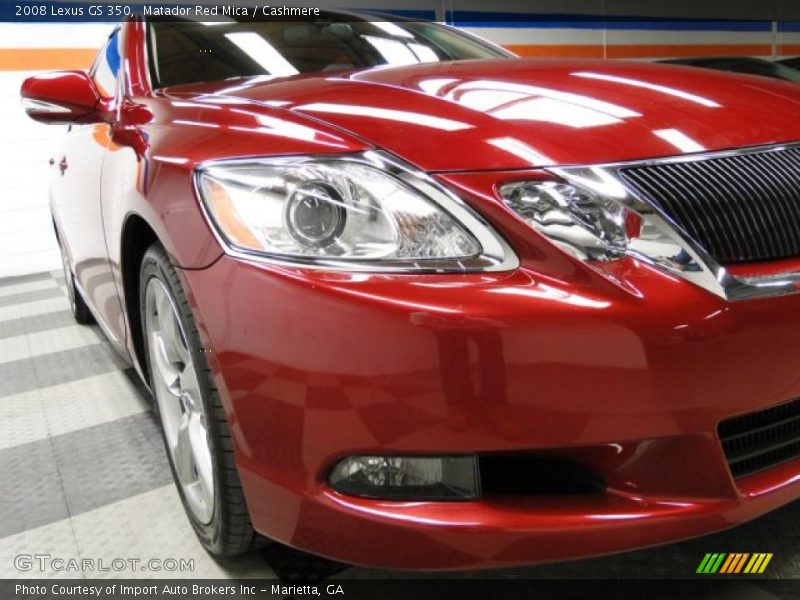 Matador Red Mica / Cashmere 2008 Lexus GS 350
