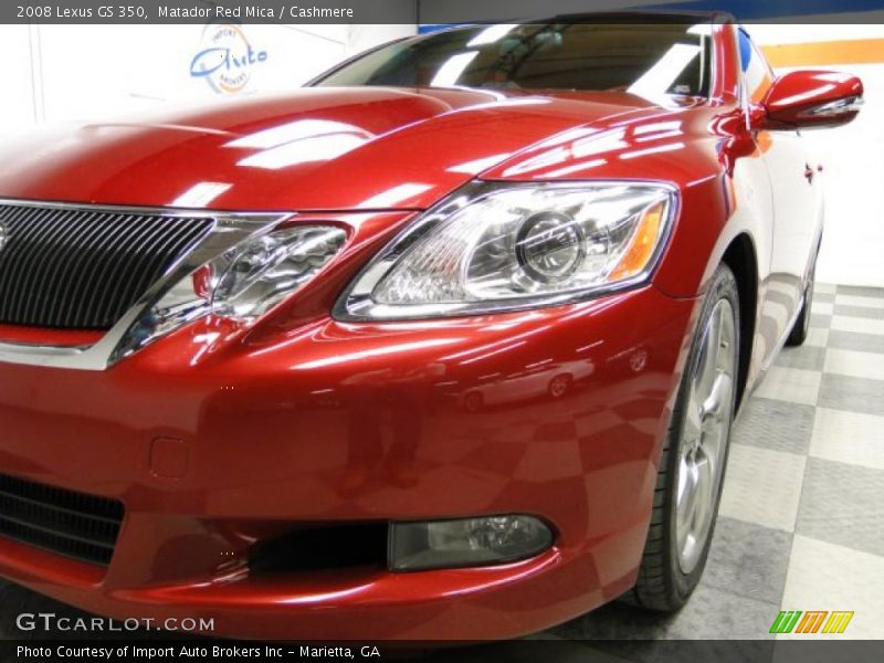 Matador Red Mica / Cashmere 2008 Lexus GS 350