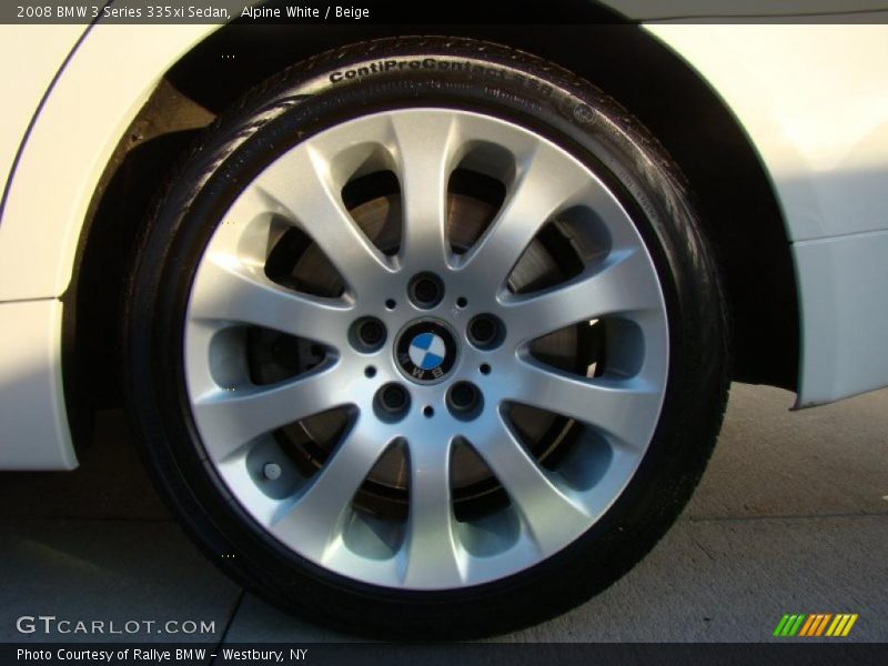 Alpine White / Beige 2008 BMW 3 Series 335xi Sedan