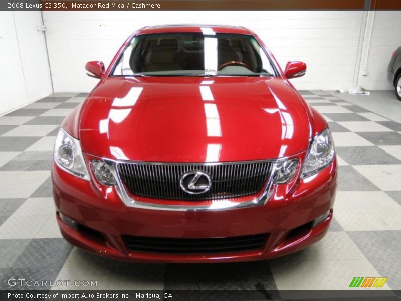 Matador Red Mica / Cashmere 2008 Lexus GS 350