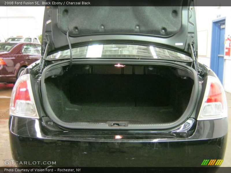 Black Ebony / Charcoal Black 2008 Ford Fusion SE