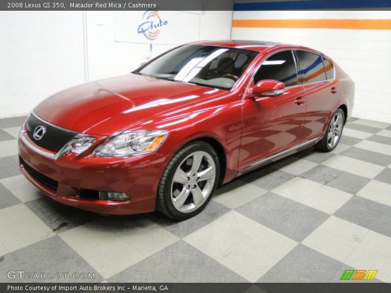 Matador Red Mica / Cashmere 2008 Lexus GS 350