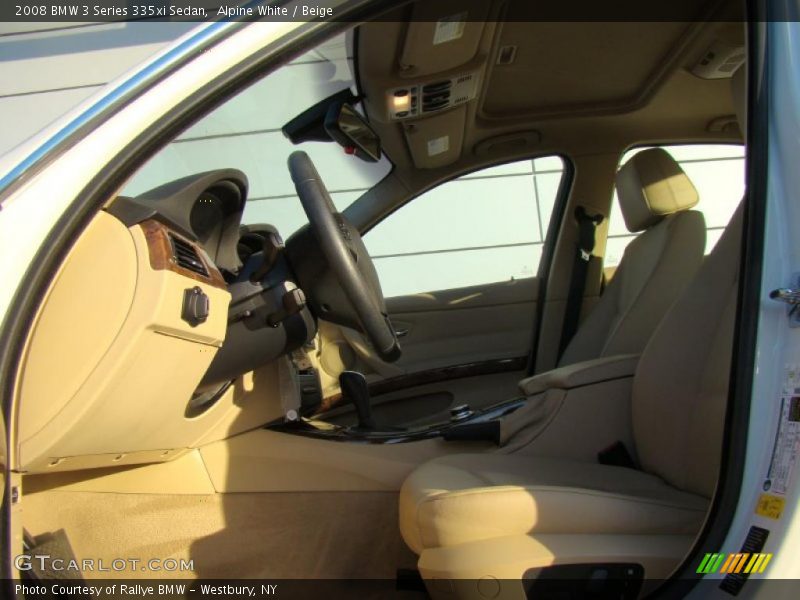 Alpine White / Beige 2008 BMW 3 Series 335xi Sedan