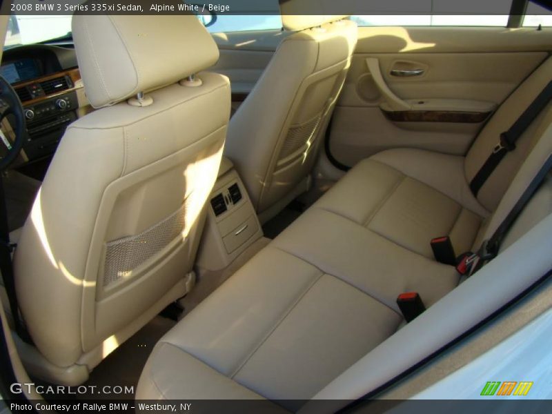 Alpine White / Beige 2008 BMW 3 Series 335xi Sedan
