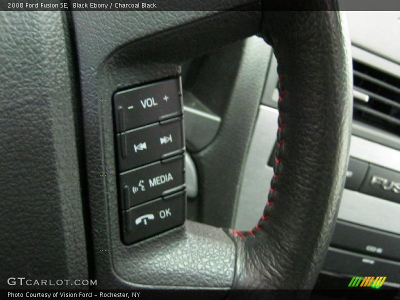 Black Ebony / Charcoal Black 2008 Ford Fusion SE