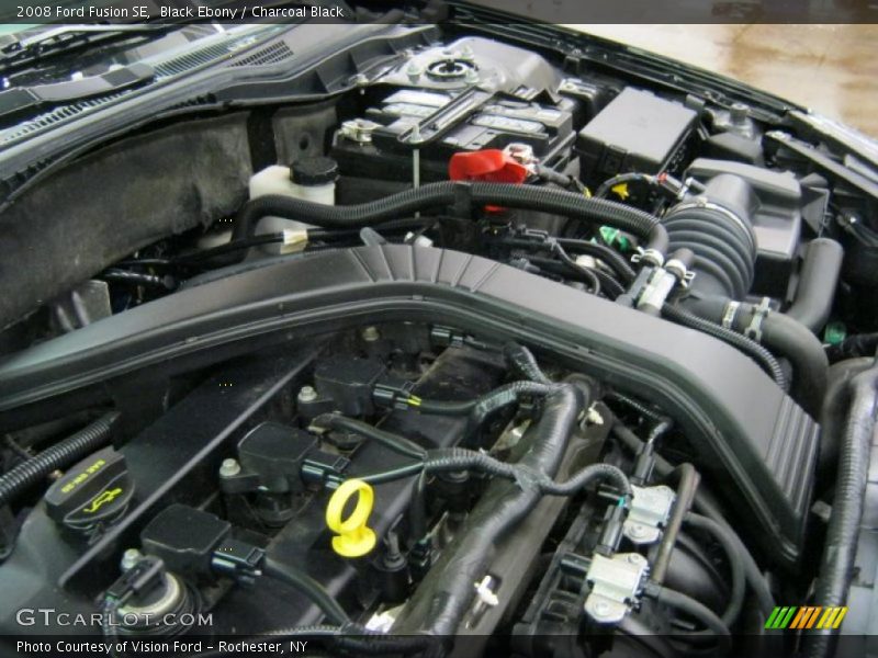 Black Ebony / Charcoal Black 2008 Ford Fusion SE