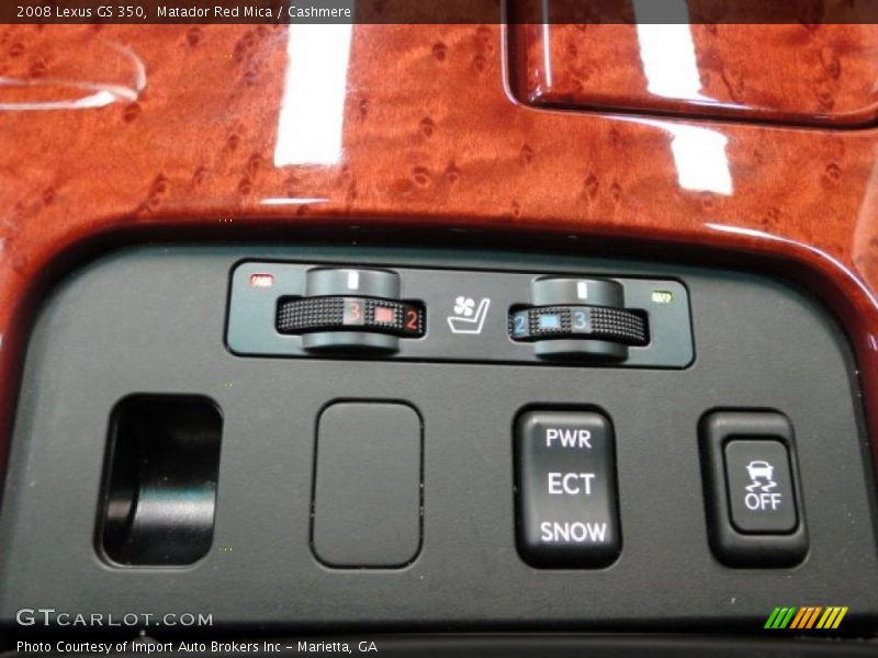 Matador Red Mica / Cashmere 2008 Lexus GS 350