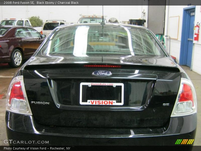 Black Ebony / Charcoal Black 2008 Ford Fusion SE