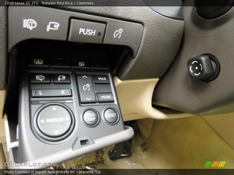 Matador Red Mica / Cashmere 2008 Lexus GS 350