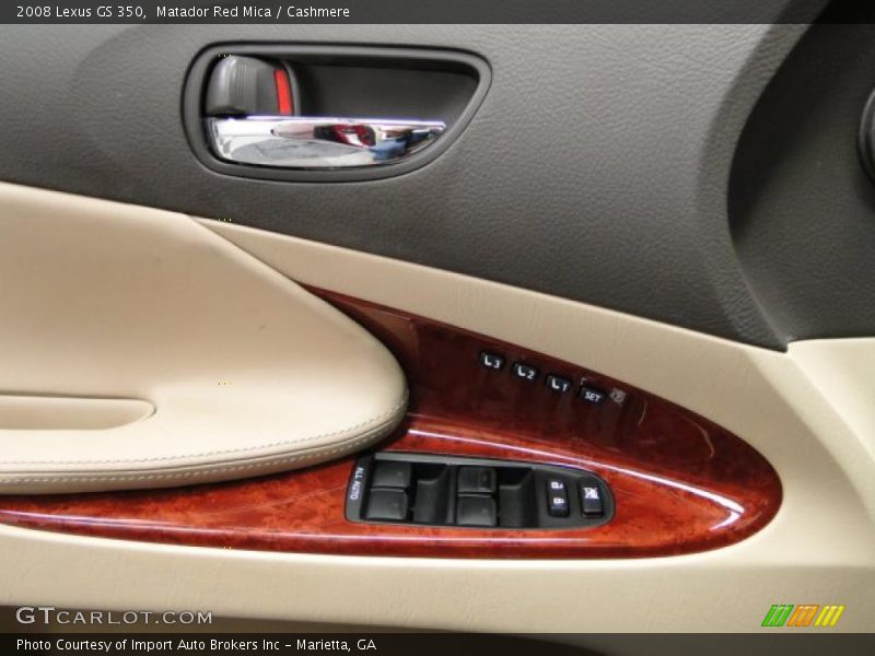 Matador Red Mica / Cashmere 2008 Lexus GS 350