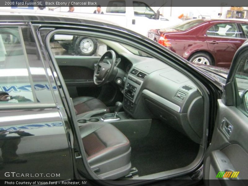 Black Ebony / Charcoal Black 2008 Ford Fusion SE