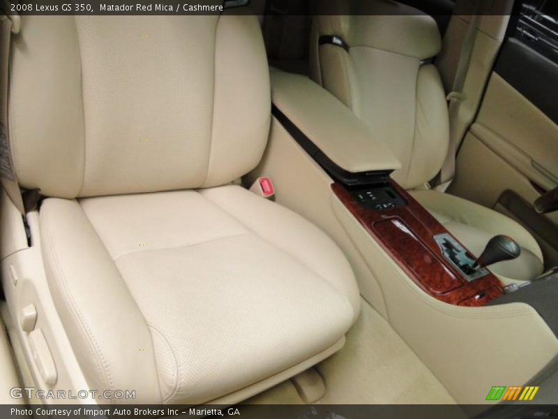 Matador Red Mica / Cashmere 2008 Lexus GS 350