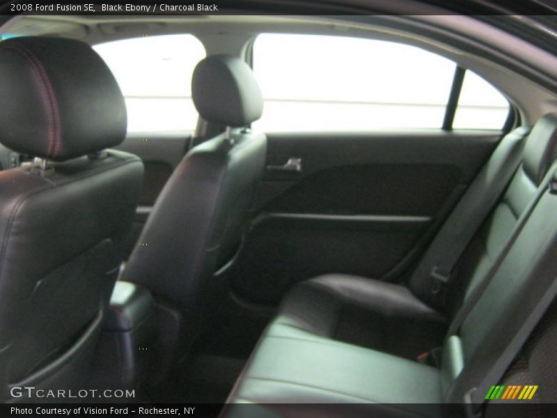 Black Ebony / Charcoal Black 2008 Ford Fusion SE