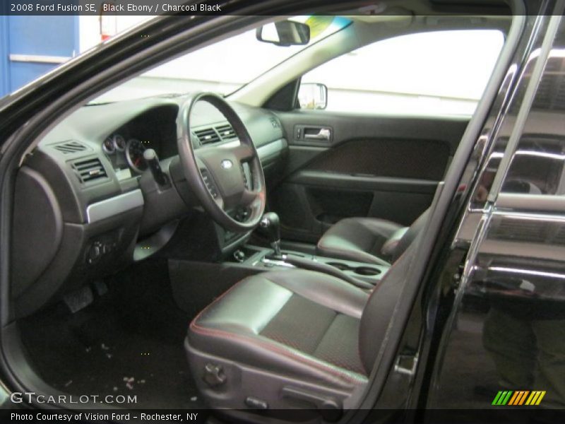 Black Ebony / Charcoal Black 2008 Ford Fusion SE