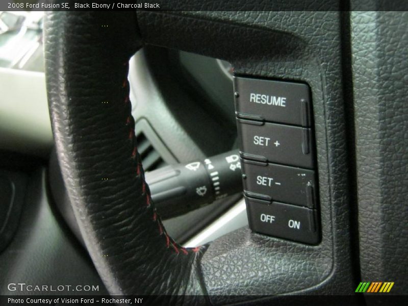 Black Ebony / Charcoal Black 2008 Ford Fusion SE