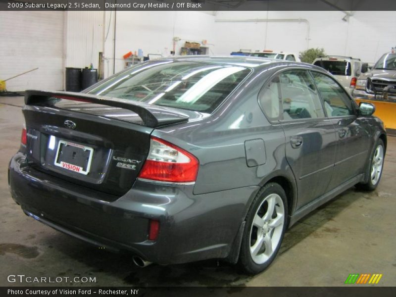 Diamond Gray Metallic / Off Black 2009 Subaru Legacy 2.5i Sedan