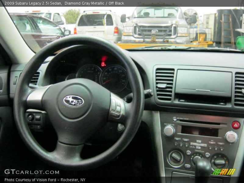 Diamond Gray Metallic / Off Black 2009 Subaru Legacy 2.5i Sedan