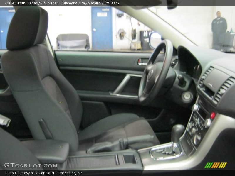 Diamond Gray Metallic / Off Black 2009 Subaru Legacy 2.5i Sedan
