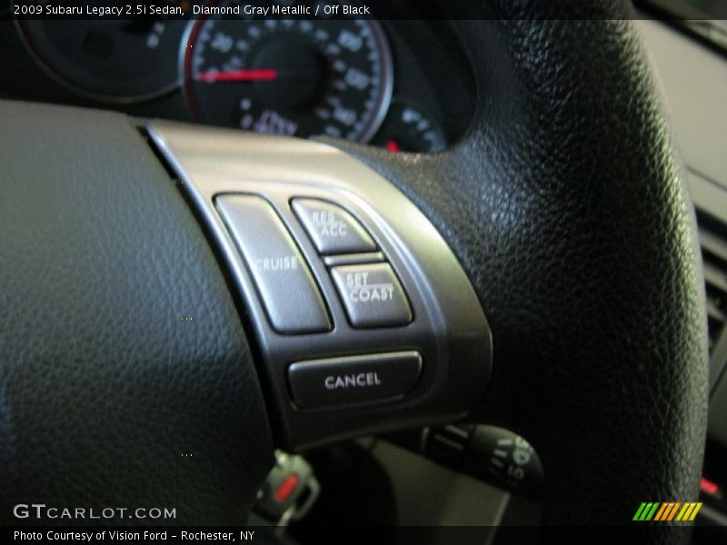 Diamond Gray Metallic / Off Black 2009 Subaru Legacy 2.5i Sedan