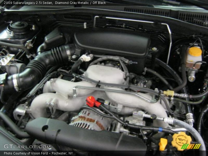 Diamond Gray Metallic / Off Black 2009 Subaru Legacy 2.5i Sedan