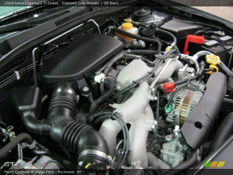 Diamond Gray Metallic / Off Black 2009 Subaru Legacy 2.5i Sedan