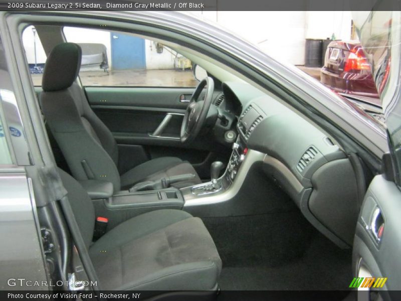 Diamond Gray Metallic / Off Black 2009 Subaru Legacy 2.5i Sedan