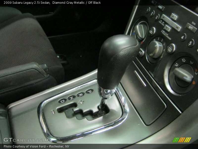 Diamond Gray Metallic / Off Black 2009 Subaru Legacy 2.5i Sedan
