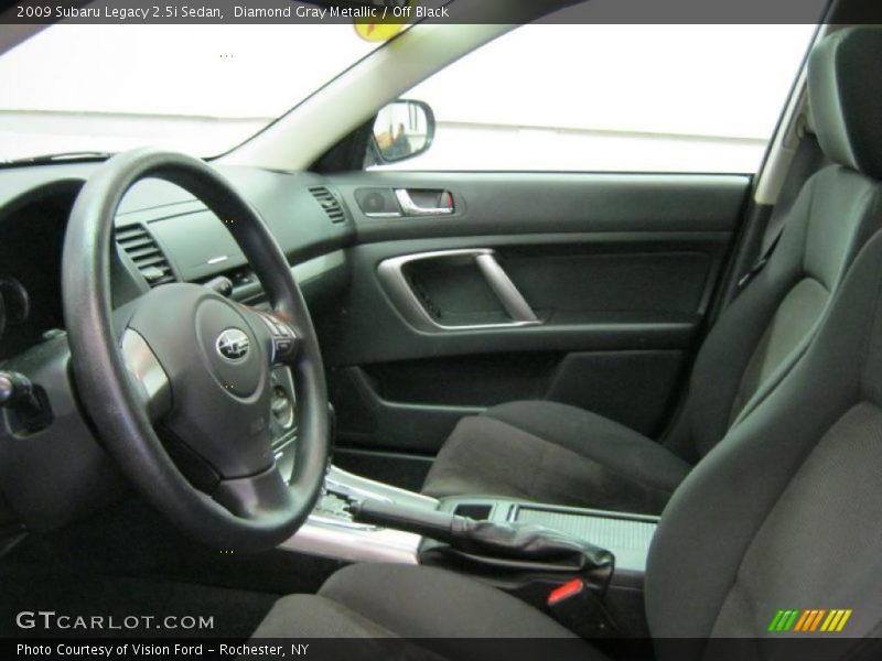 Diamond Gray Metallic / Off Black 2009 Subaru Legacy 2.5i Sedan