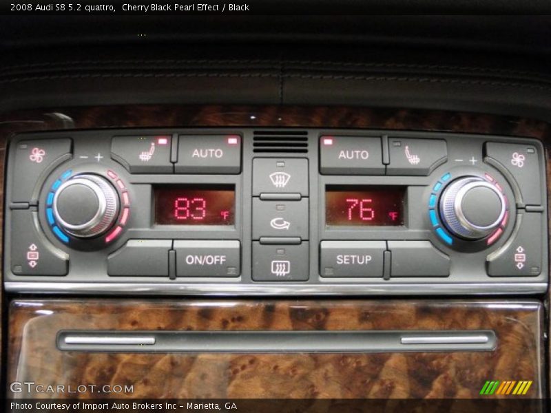 Controls of 2008 S8 5.2 quattro
