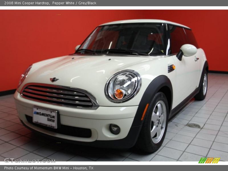 Pepper White / Grey/Black 2008 Mini Cooper Hardtop