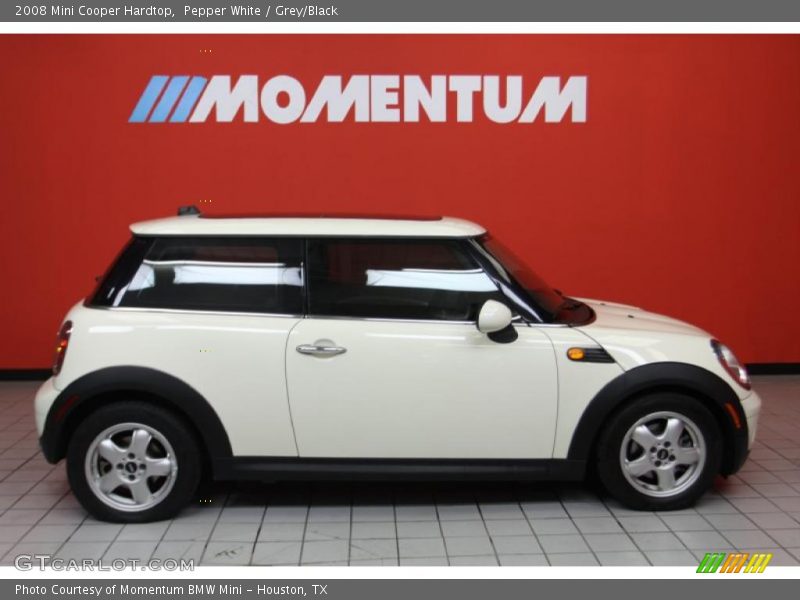 Pepper White / Grey/Black 2008 Mini Cooper Hardtop