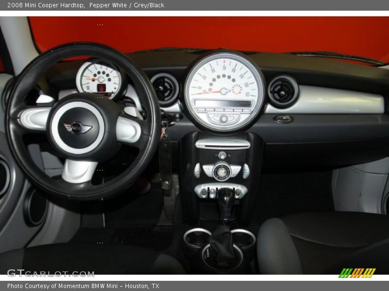 Pepper White / Grey/Black 2008 Mini Cooper Hardtop