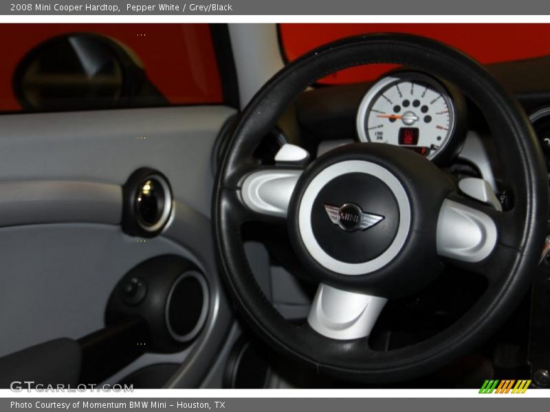 Pepper White / Grey/Black 2008 Mini Cooper Hardtop