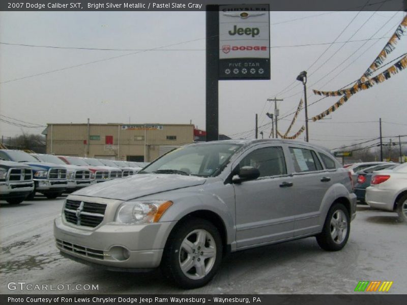 Bright Silver Metallic / Pastel Slate Gray 2007 Dodge Caliber SXT