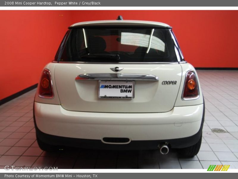 Pepper White / Grey/Black 2008 Mini Cooper Hardtop