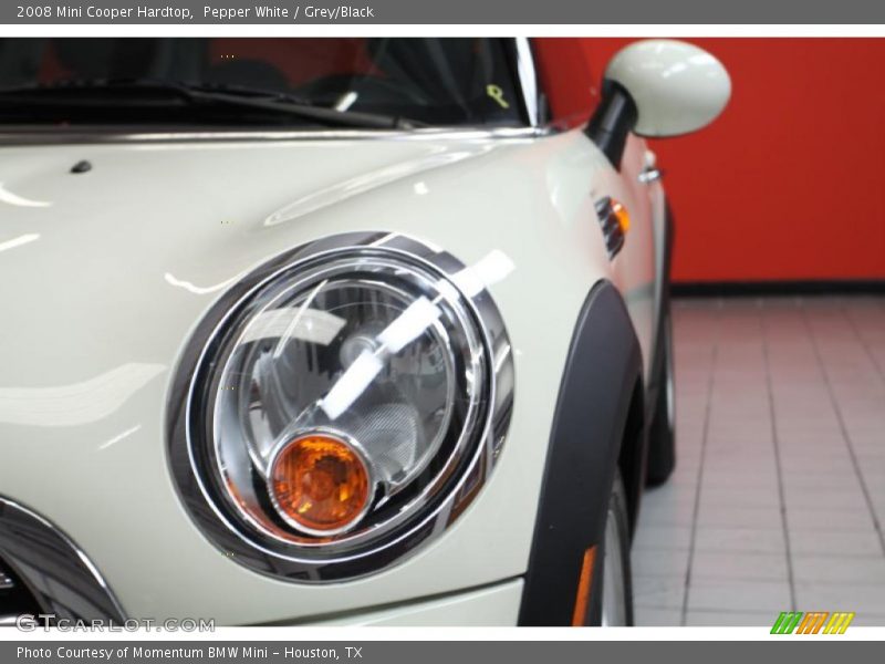 Pepper White / Grey/Black 2008 Mini Cooper Hardtop